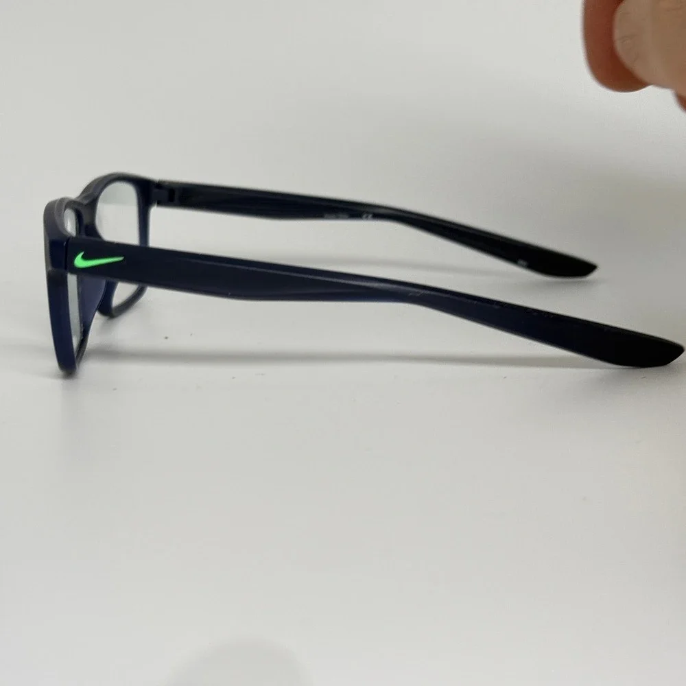 Nike 5002 400 Matte Navy Blue Lime Green Eyeglasses‎ Frames 48-15-130 22008